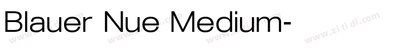 Blauer Nue Medium字体转换 Blauer Nue Medium字体转换